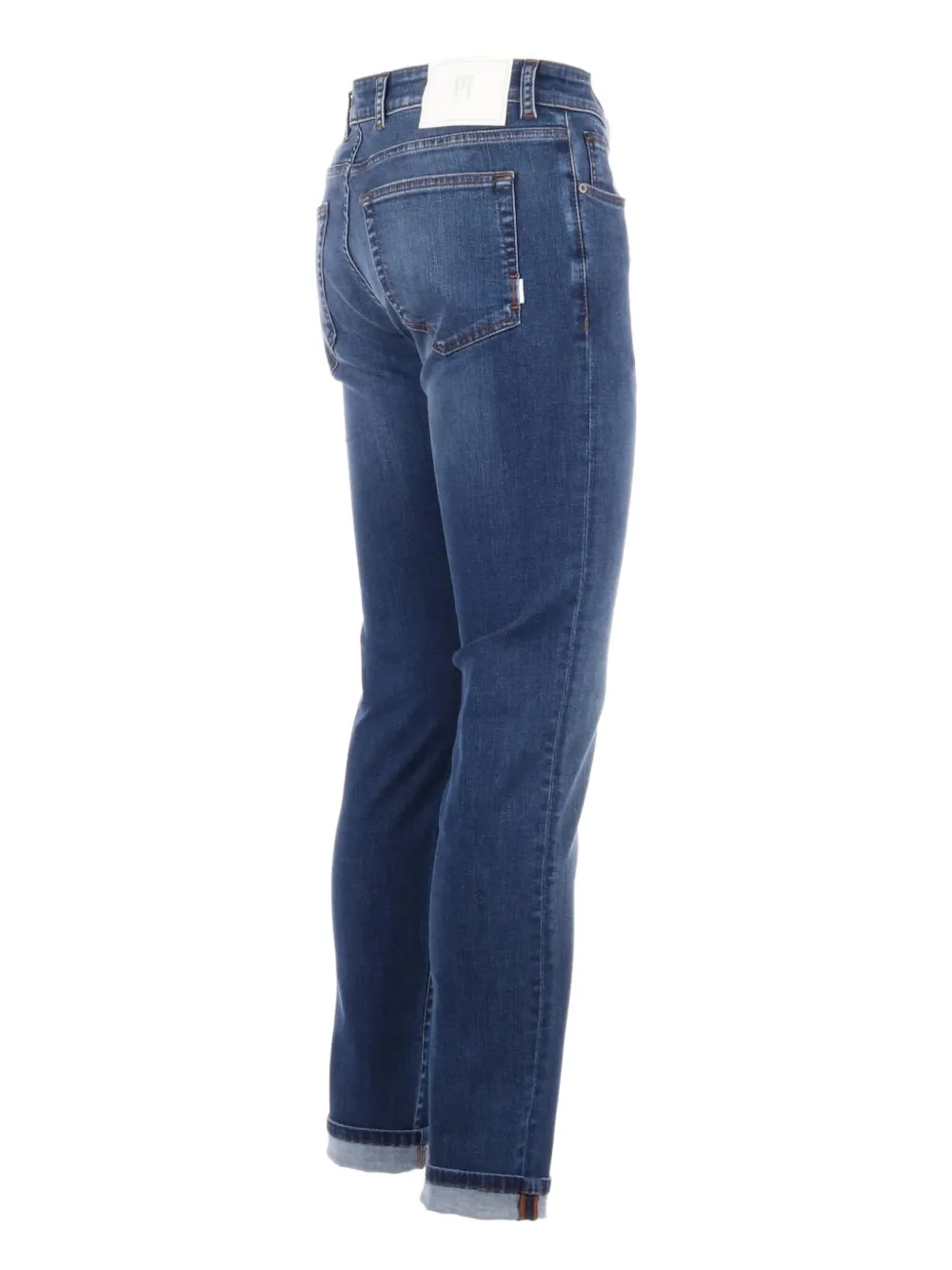 PT Torino Jeans van katoenblend Blauw