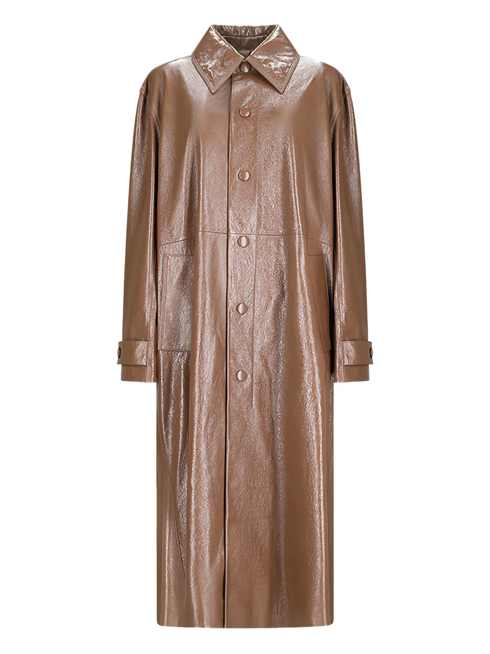 Jil Sander Long-sleeved Windbreaker In Brown
