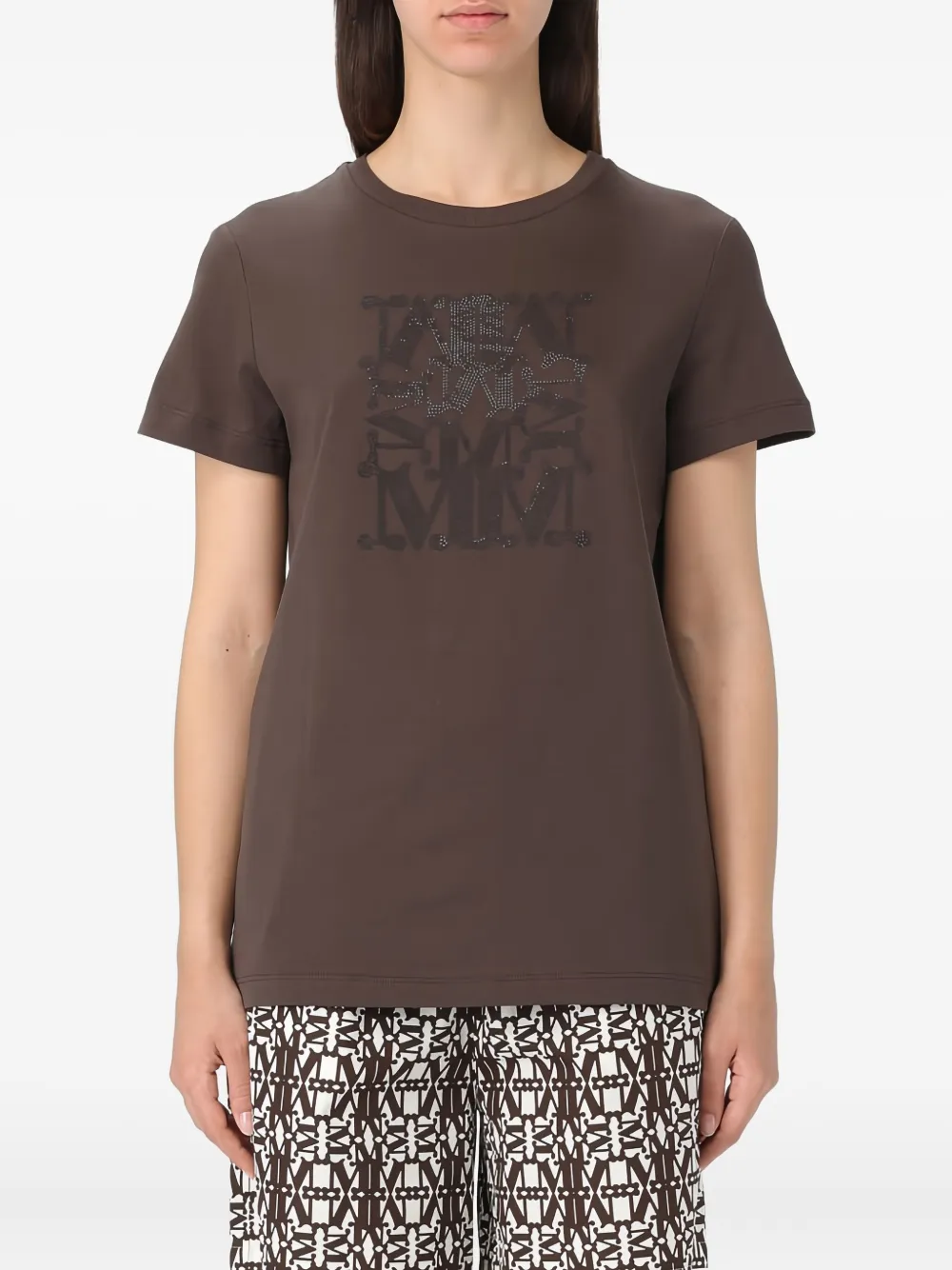 Max Mara crystal-embellished T-shirt | T-Shirts & Jersey Shirts | Image 2