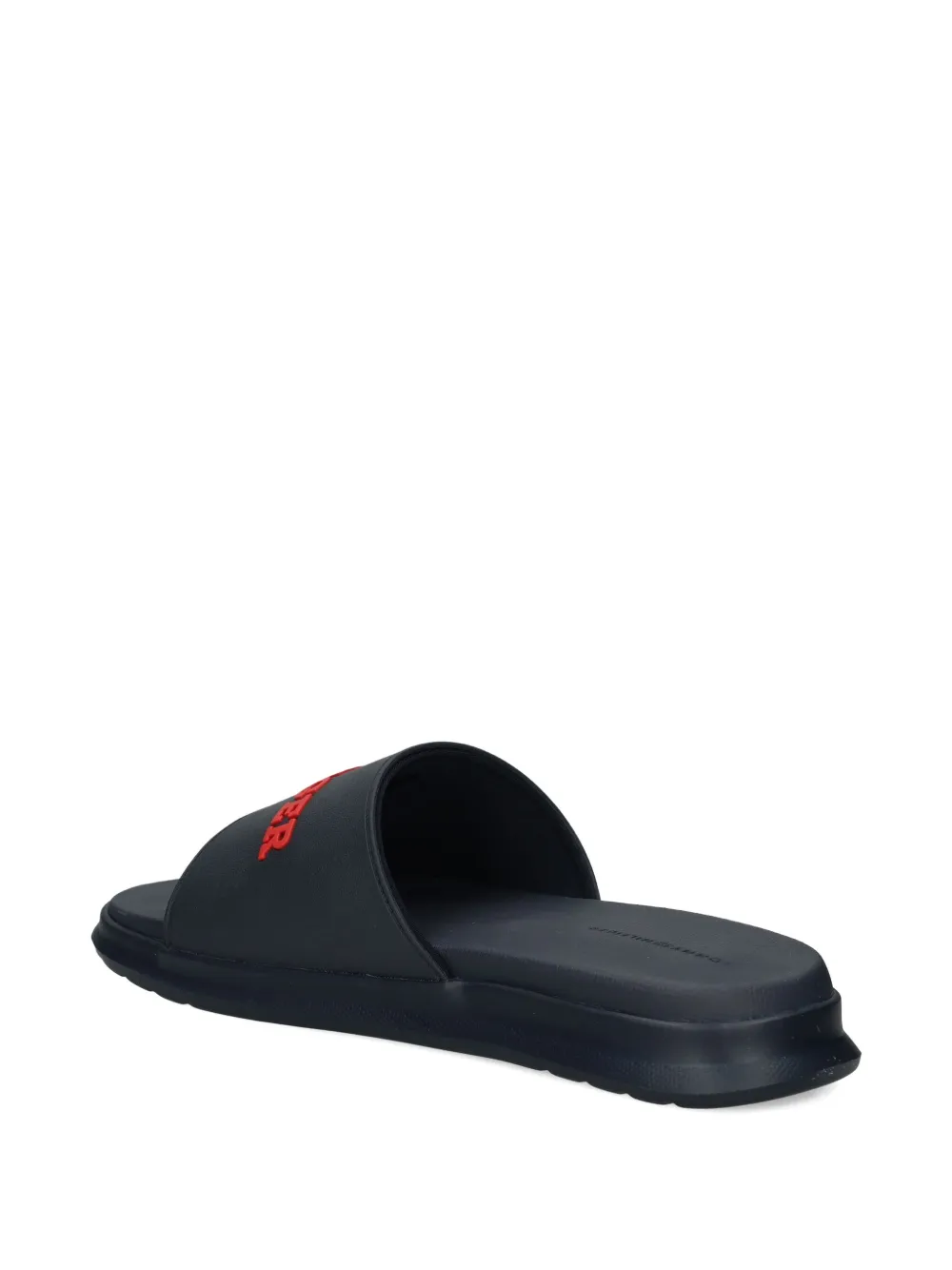 Tommy Hilfiger logo-embossed slides Blue