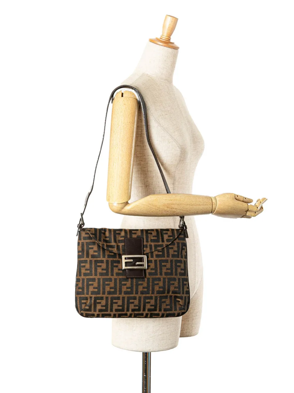 Fendi Pre-Owned 2000-2010 Zucca Canvas shoulder bag | Pre-Owned | Image 2