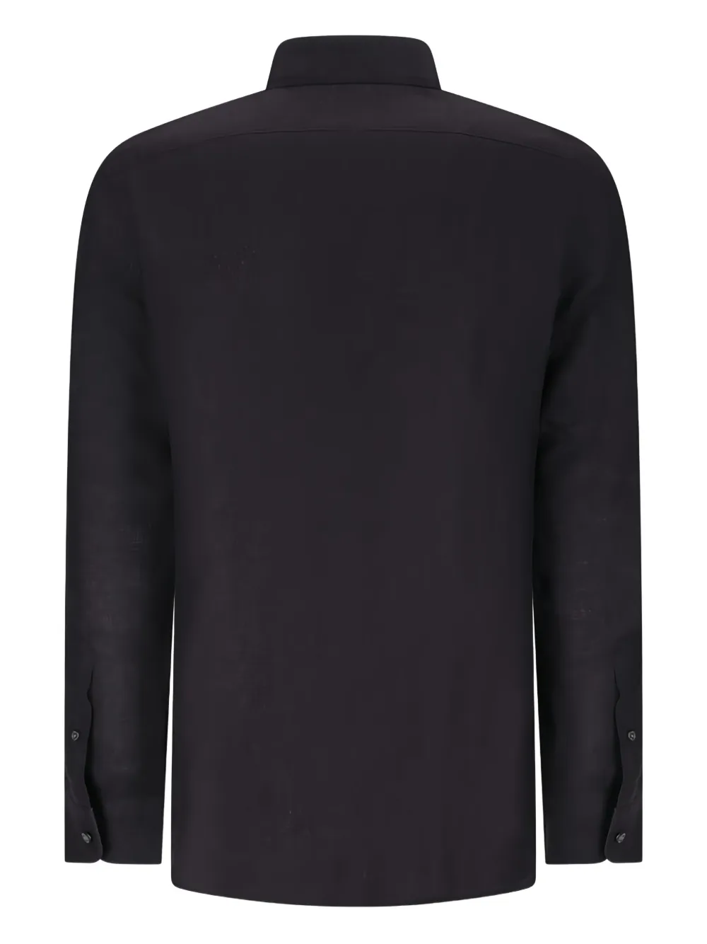 Zegna long-sleeve button-up shirt - Zwart