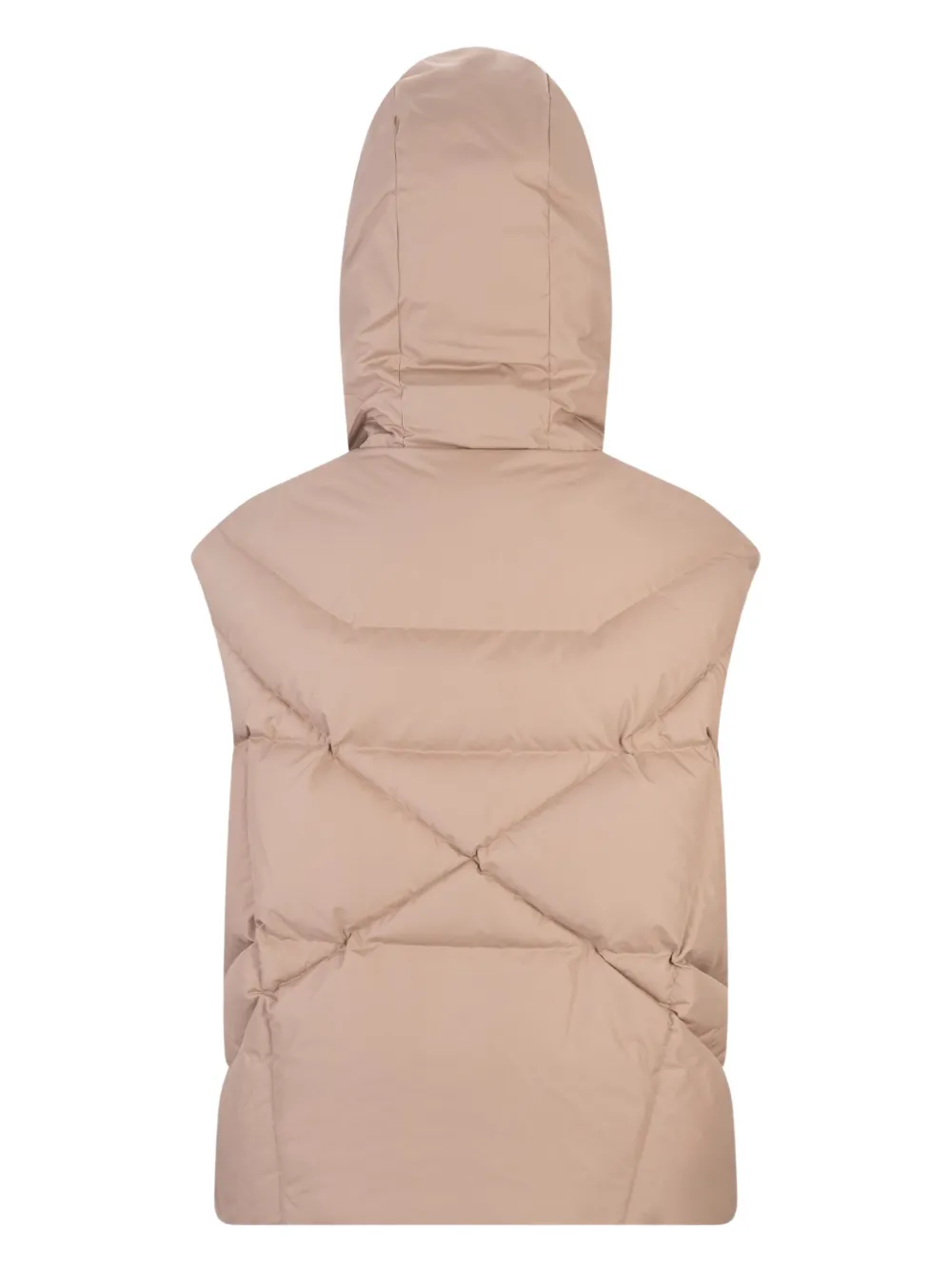 Khrisjoy Bodywarmer met capuchon Beige