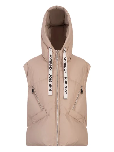 Khrisjoy hooded quilted gilet