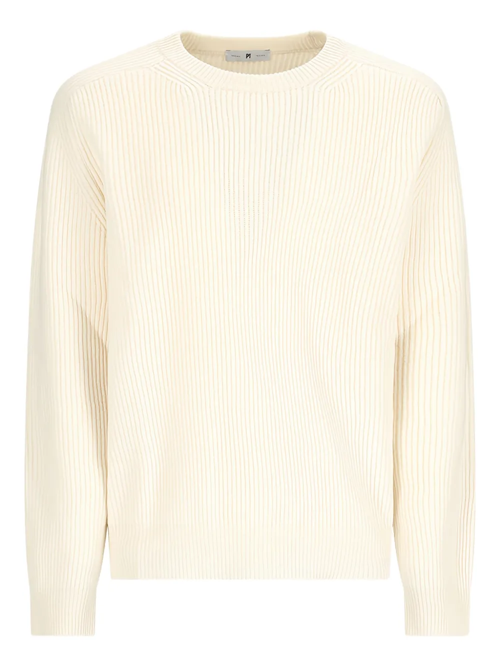 Pt Torino Ribbed Sweater In Yellow