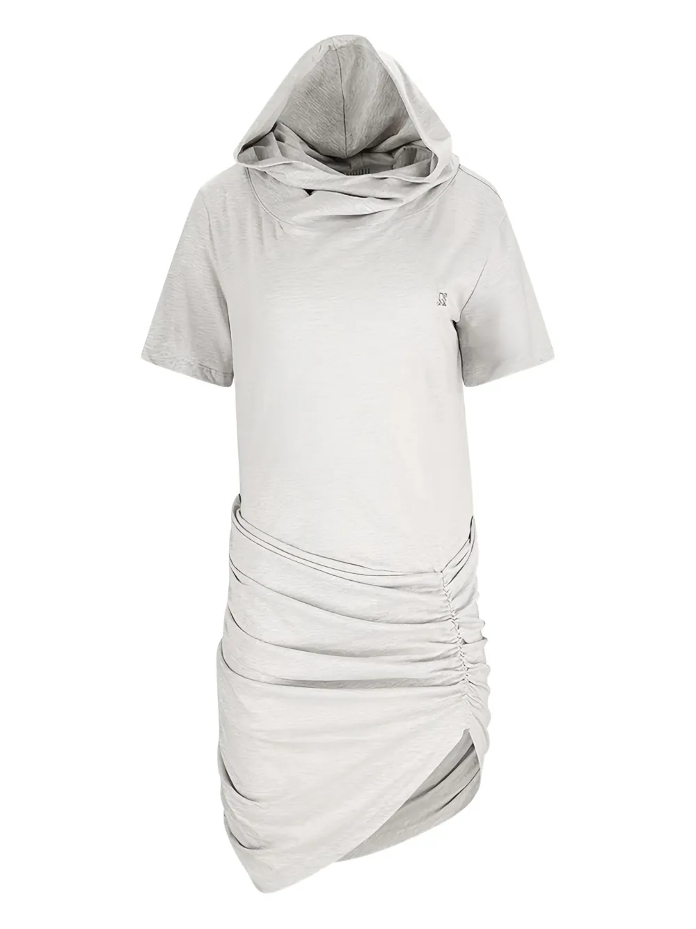 Giuseppe Di Morabito T-shirtjurk met capuchon Grijs