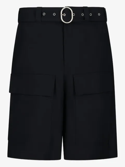 Jil Sander short à taille ceinturée