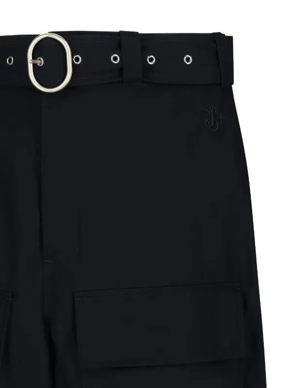 Jil Sander ベルテッド ショートパンツ | ブルー | FARFETCH JP