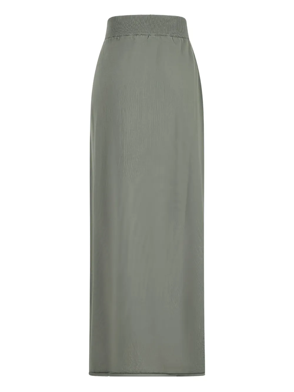 Canessa Selene ribbed knit midi skirt | Green | Image 1