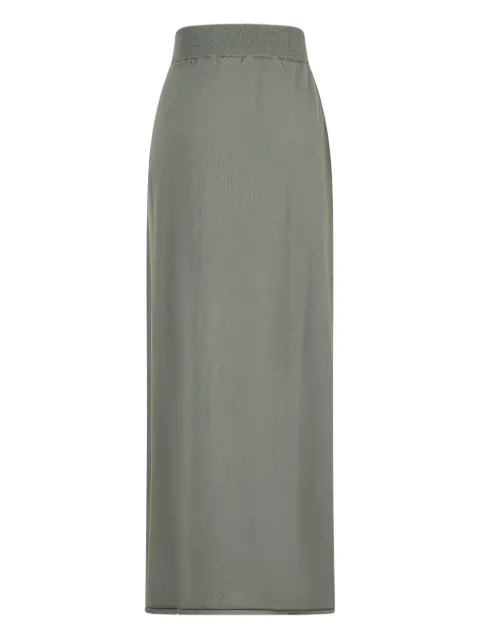 Canessa Selene ribbed knit midi skirt