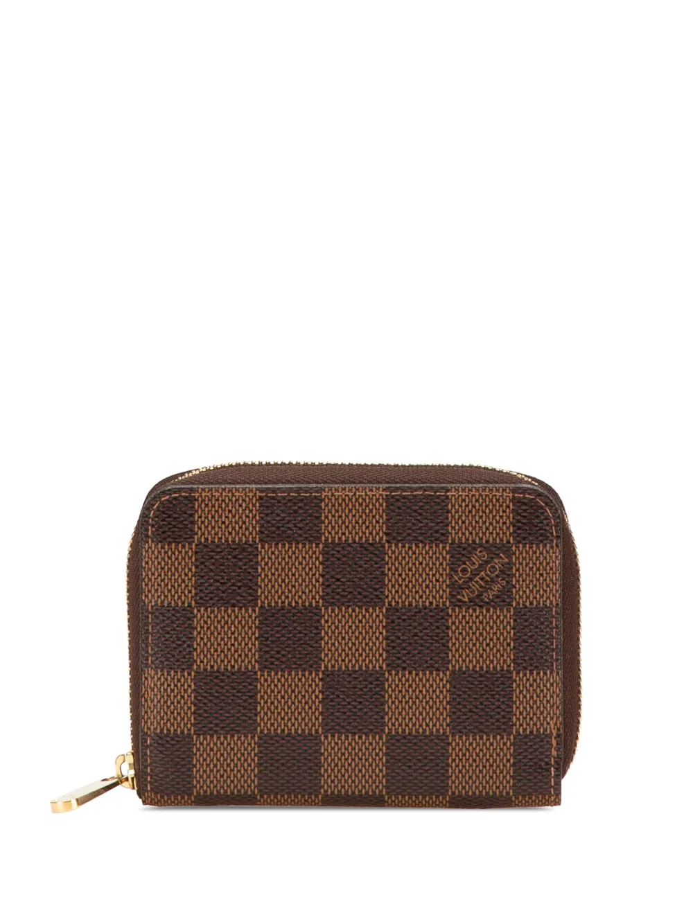 Louis Vuitton Pre-Owned 2012 ダミエ エベヌ ジッピーパース コインケース - ブラウン Louis Vuitton Pre-Owned 2012 ダミエ エベヌ ジッピーパース コインケース - ブラウン