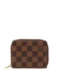 Louis Vuitton Pre-Owned 2012 Damier Ebene Zippy Purse coin pouch - Brown