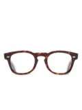 Cutler & Gross tortoiseshell-effect glasses - Red