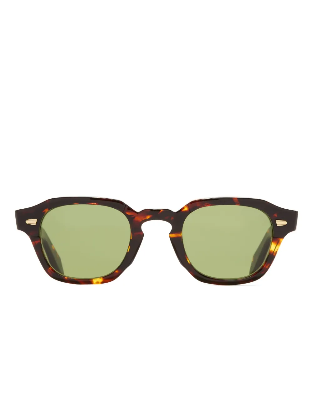 Cutler & Gross Zonnebril met schildpadschild-design Bruin
