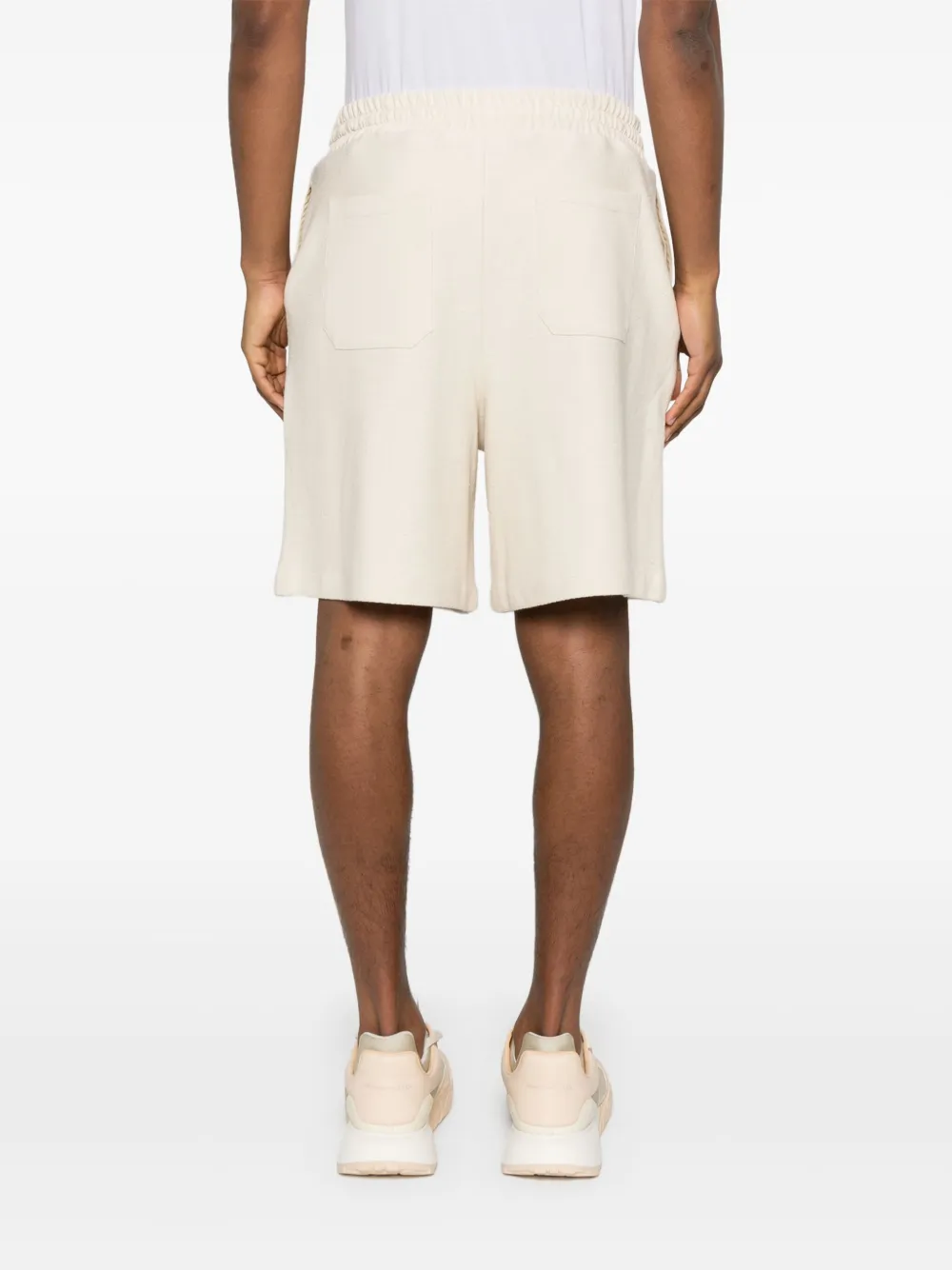 Alexander McQueen Shorts met trekkoord Beige