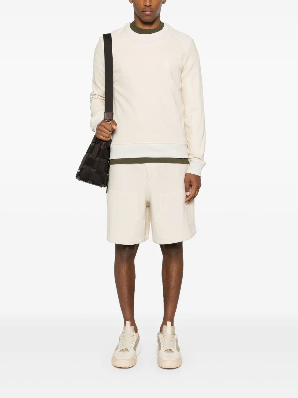 Alexander McQueen Sweater van katoenblend - Beige