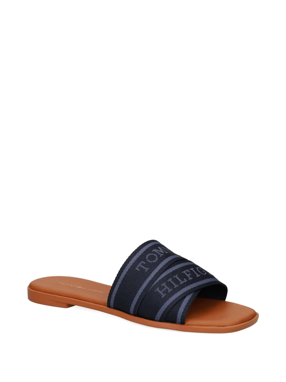 Tommy Hilfiger logo-strap slide sandals | Flat Sandals | Image 2