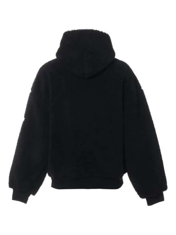 gibous fur hoodie black ファー　パーカー gibous fur hoodie black ファーパーカー