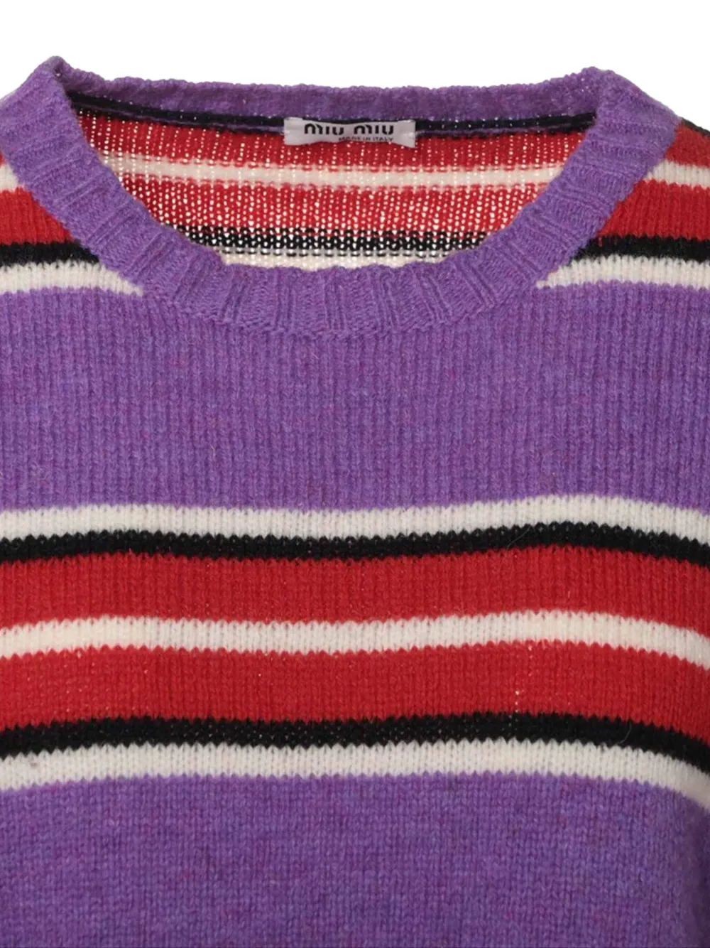 Pre-owned Miu Miu 2019 Striped Sweater