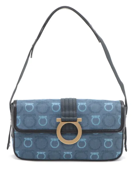 Ferragamo Pre-Owned 1990-2010 Gancini-print shoulder bag