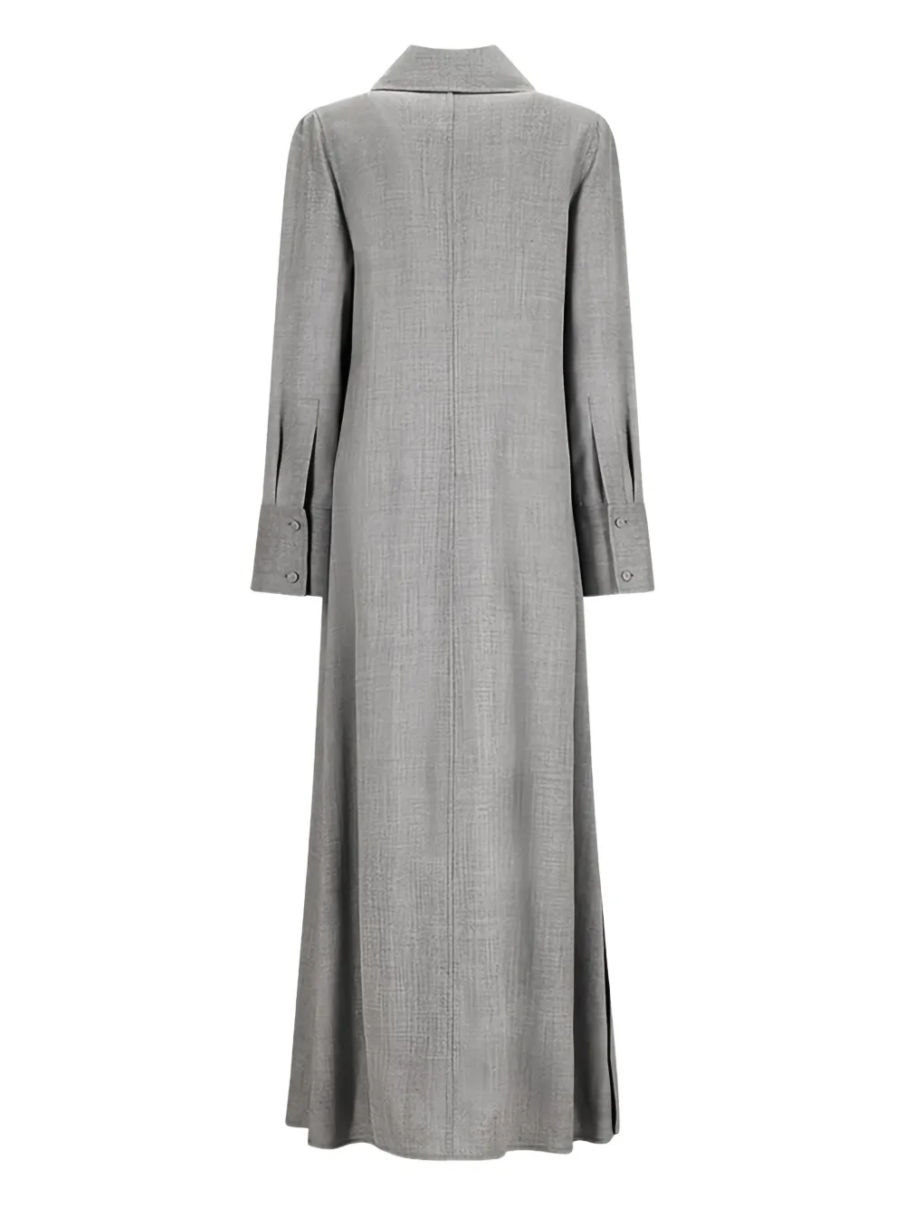 Jil Sander collared long-sleeve dress - Grijs