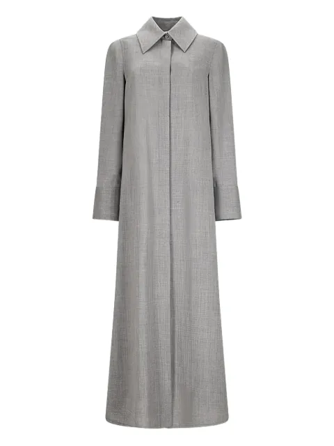 Jil Sander collared long-sleeve dress