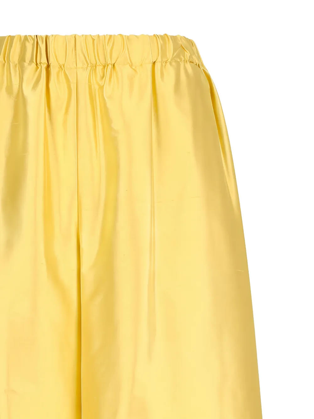 Max Mara Avio broek met elastische taille Geel