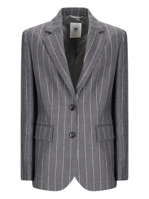 PT Torino pinstripe two-button blazer