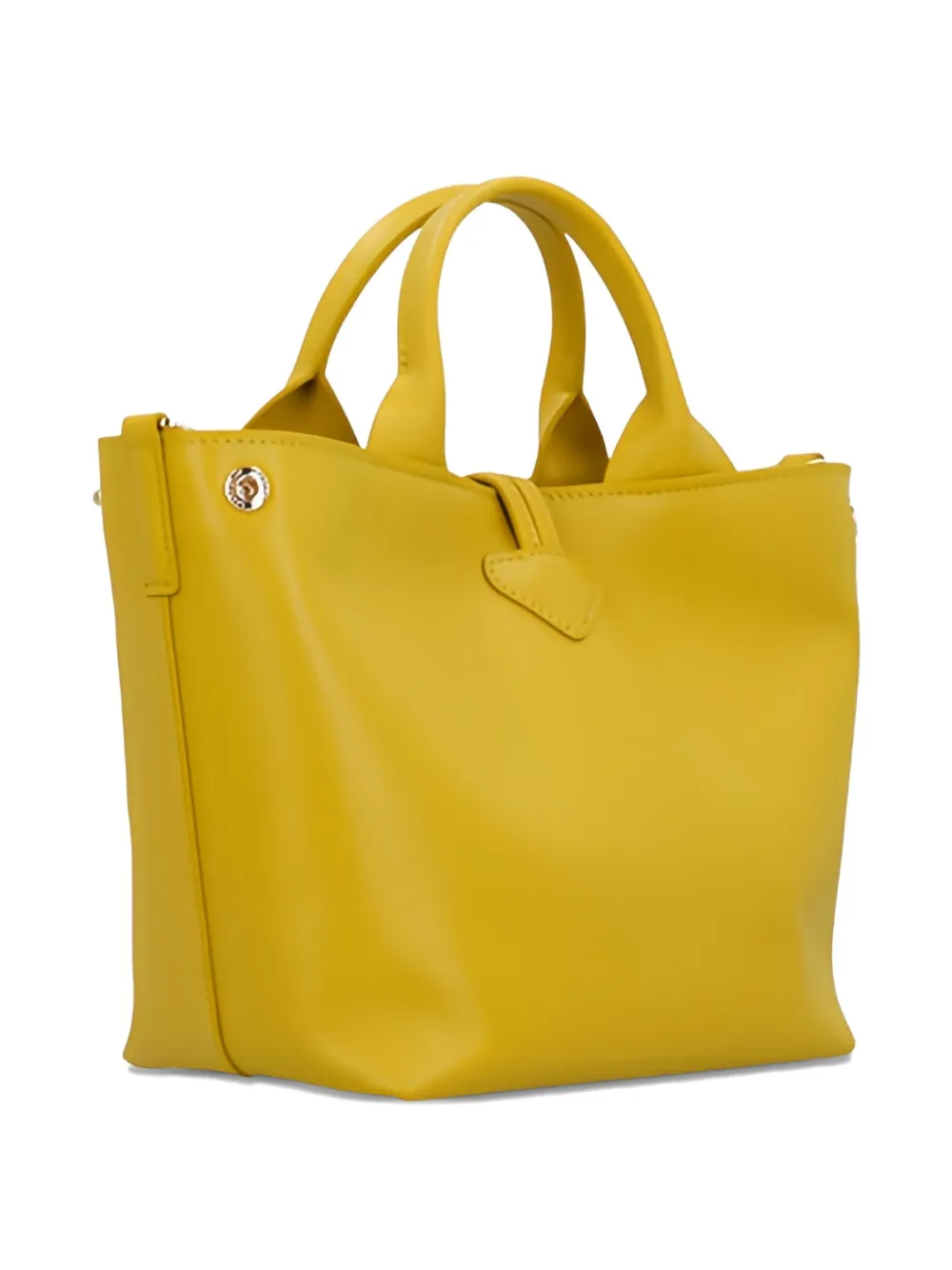 Longchamp small Roseau tote bag - Geel