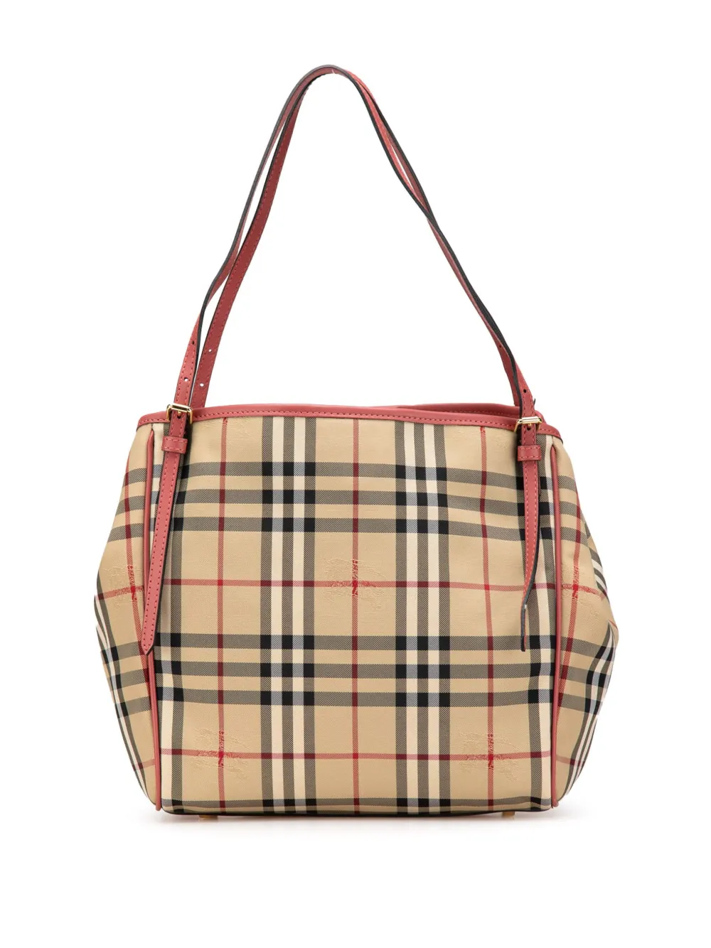 Burberry Pre-Owned 2012-2024 スモール ヘイマーケットチェック キャンバス カンタベリー トートバッグ - Burberry Pre-Owned 2012-2024 スモール ヘイマーケットチェック キャンバス カンタベリー トートバッグ -