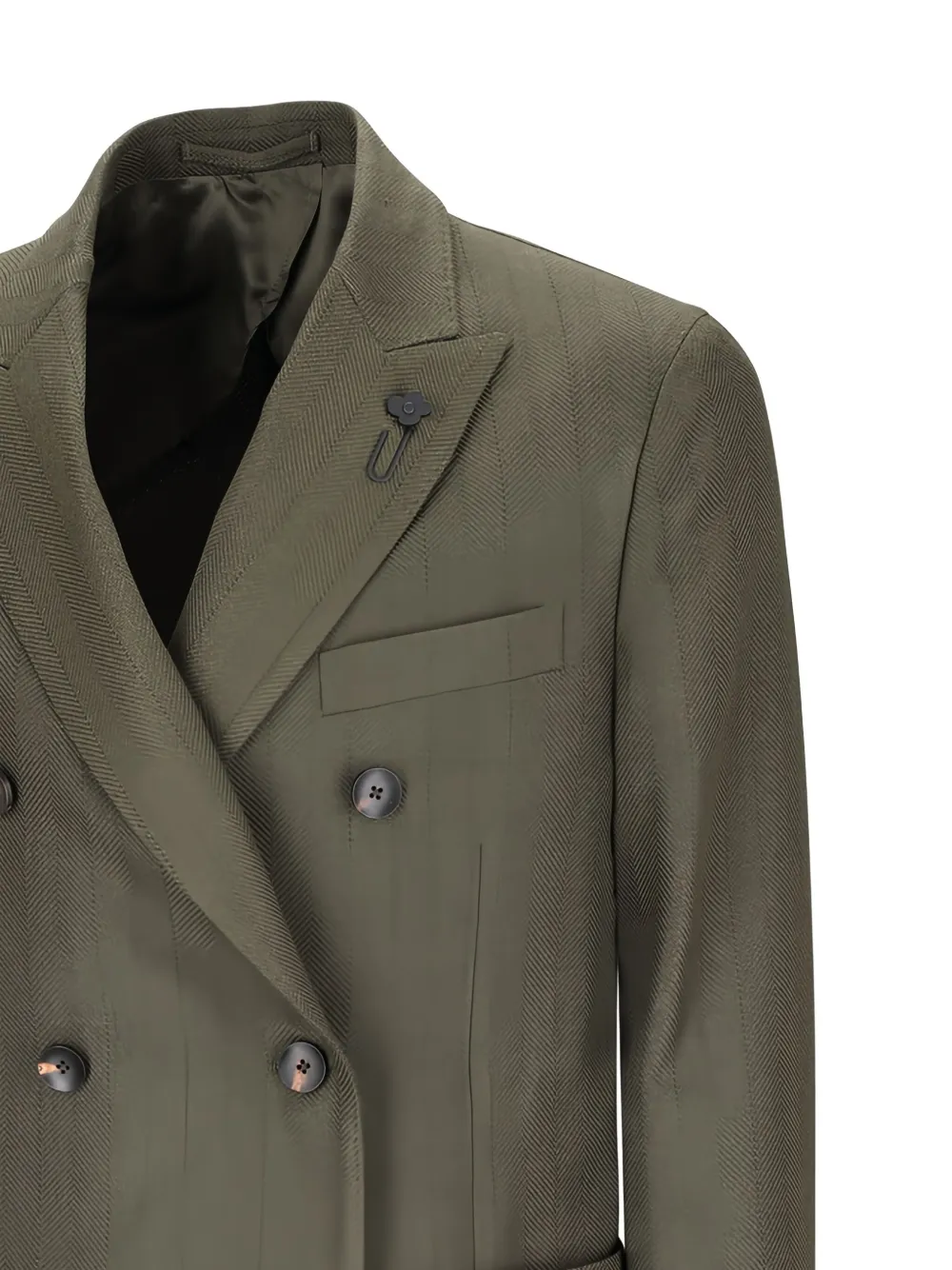 Lardini Jack met dubbele rij knopen Groen