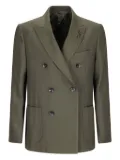 Lardini double-breasted jacket - Green