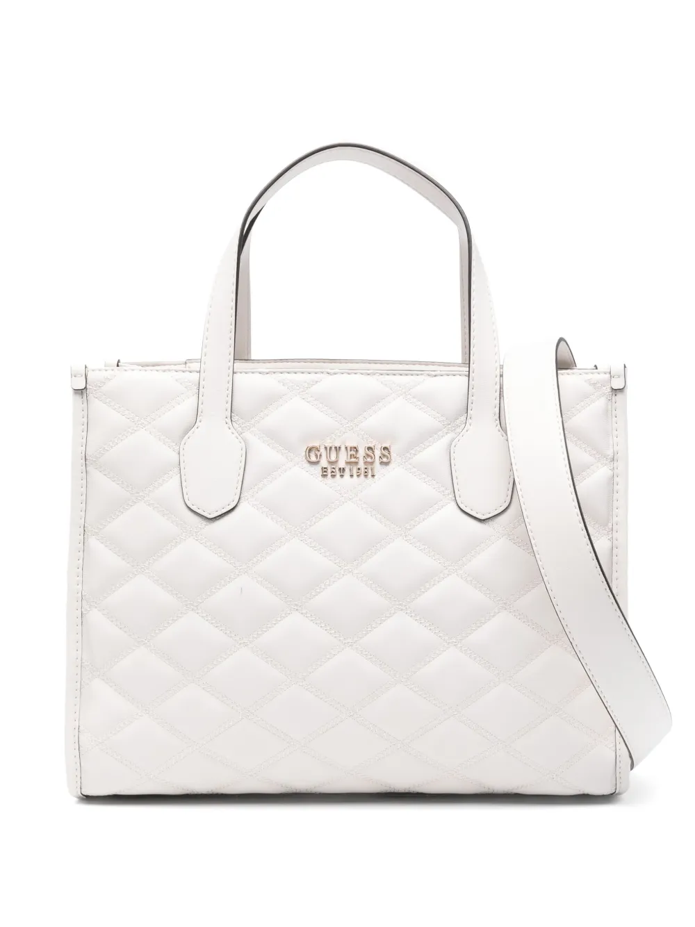 GUESS USA Tasmin tote bag - ホワイト GUESS USA Tasmin tote bag - ホワイト