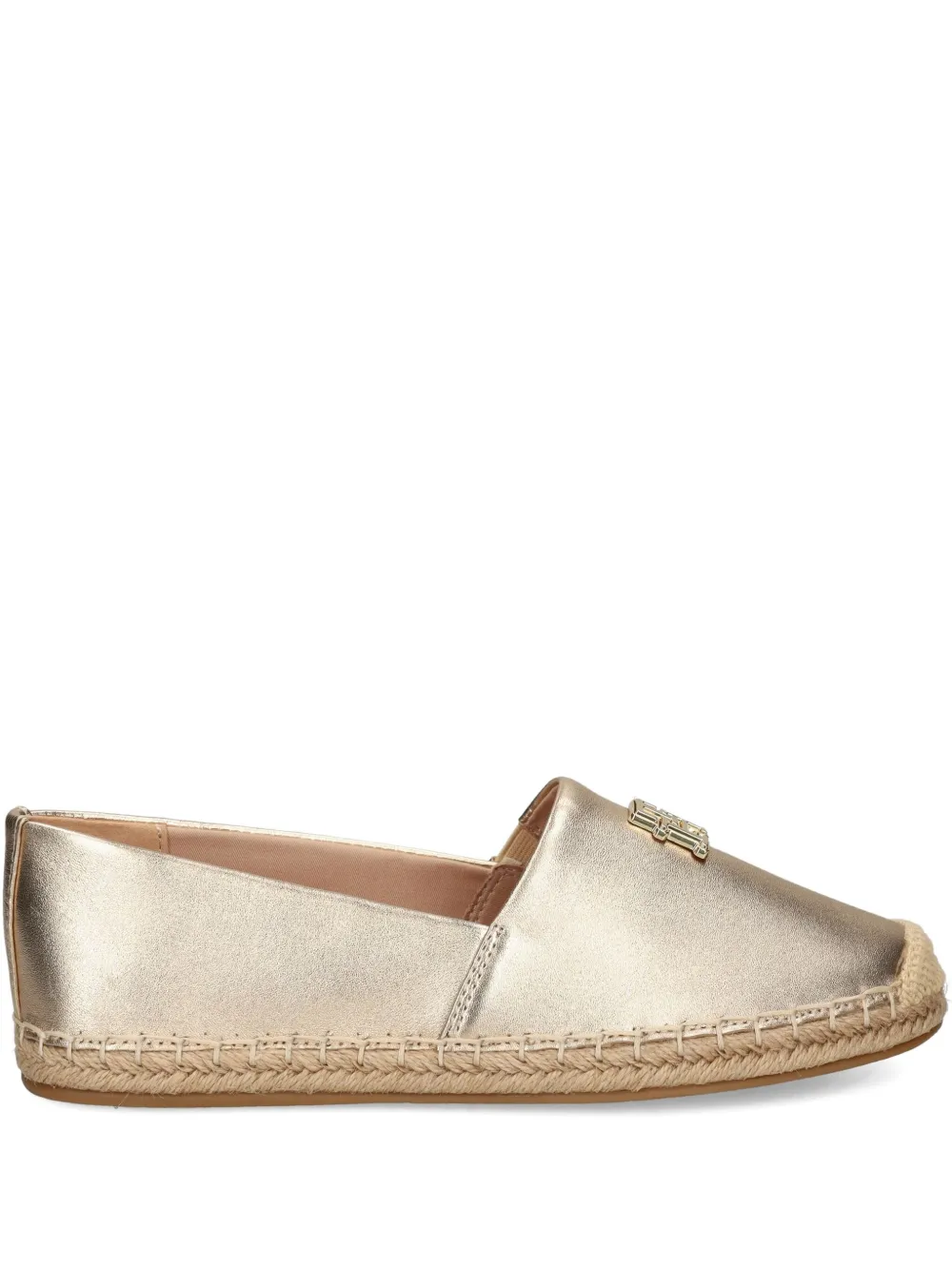 Tommy Hilfiger metallic leather espadrilles - ゴールドトーン Tommy Hilfiger metallic leather espadrilles - ゴールドトーン
