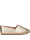 Tommy Hilfiger metallic leather espadrilles - Gold