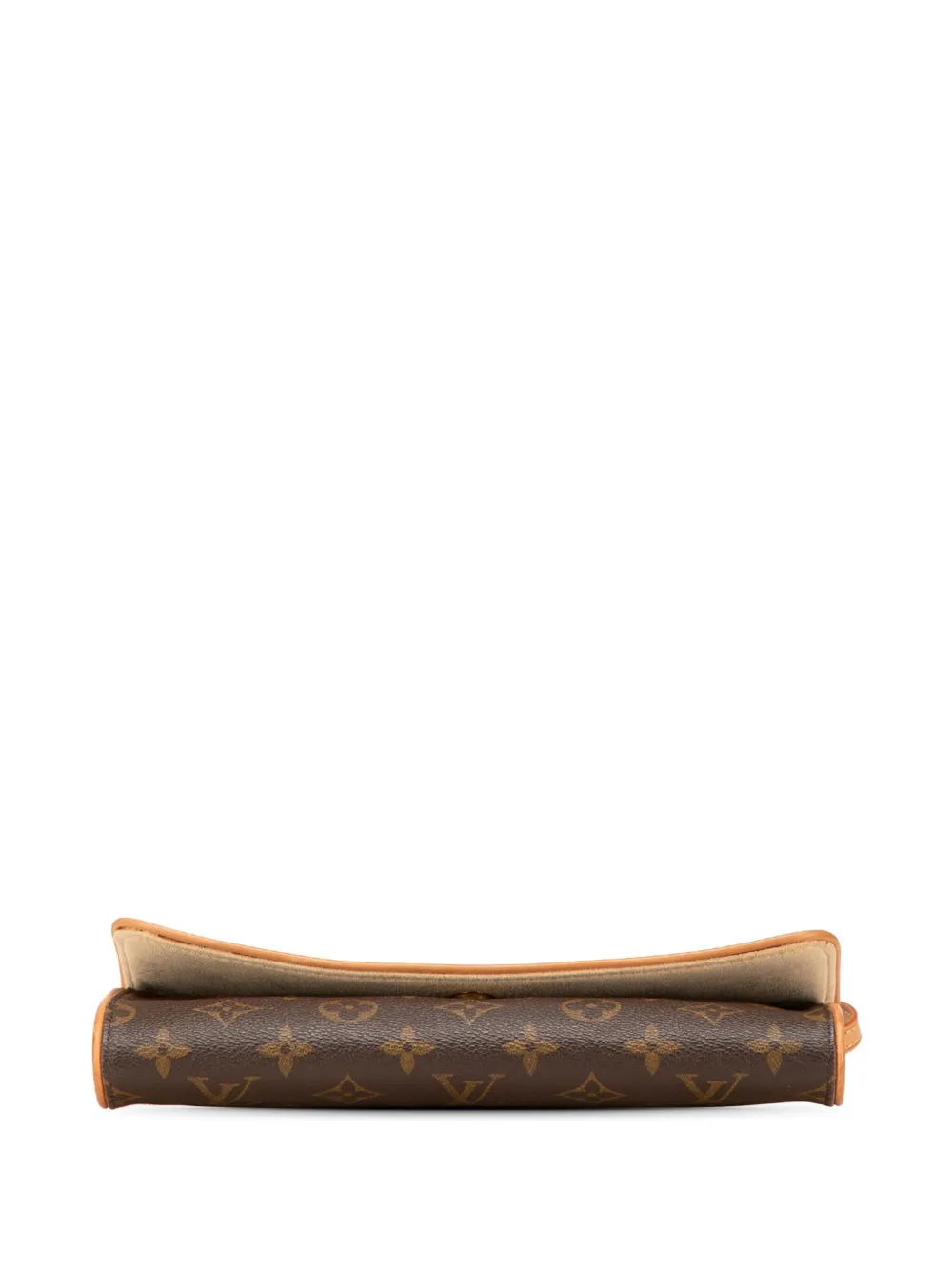 Pre-owned Louis Vuitton 2001 Monogram Pochette Twin Gm Crossbody Bag