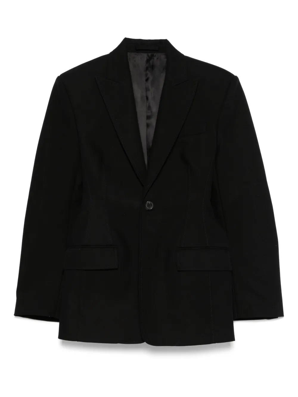 Shop Wardrobe.nyc Single-breasted Blazer