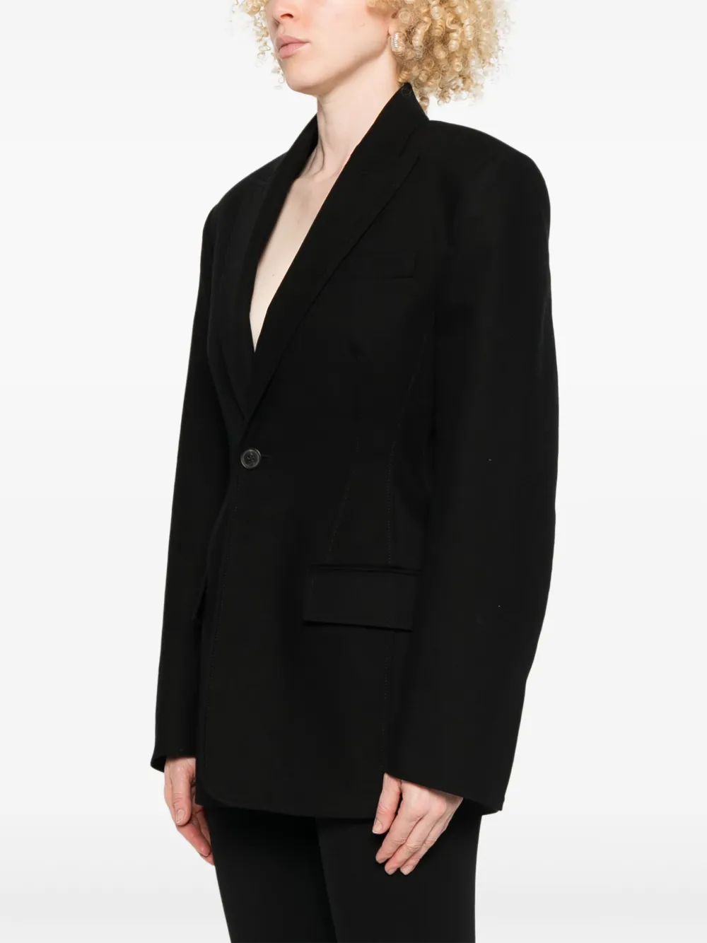 Shop Wardrobe.nyc Single-breasted Blazer
