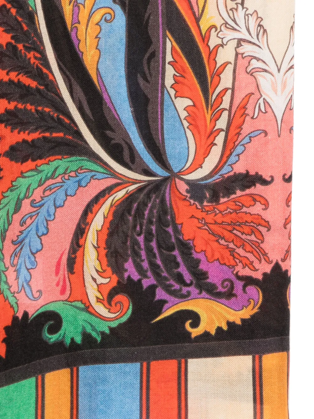 ETRO Sjaal met print - Beige