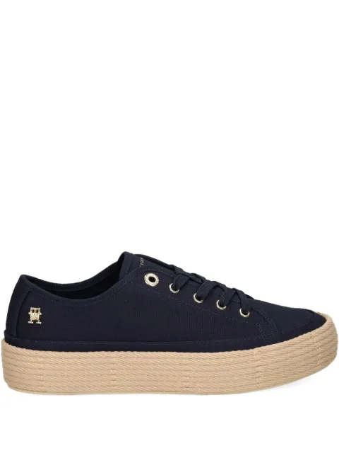 Tommy Hilfiger canvas platform sneakers