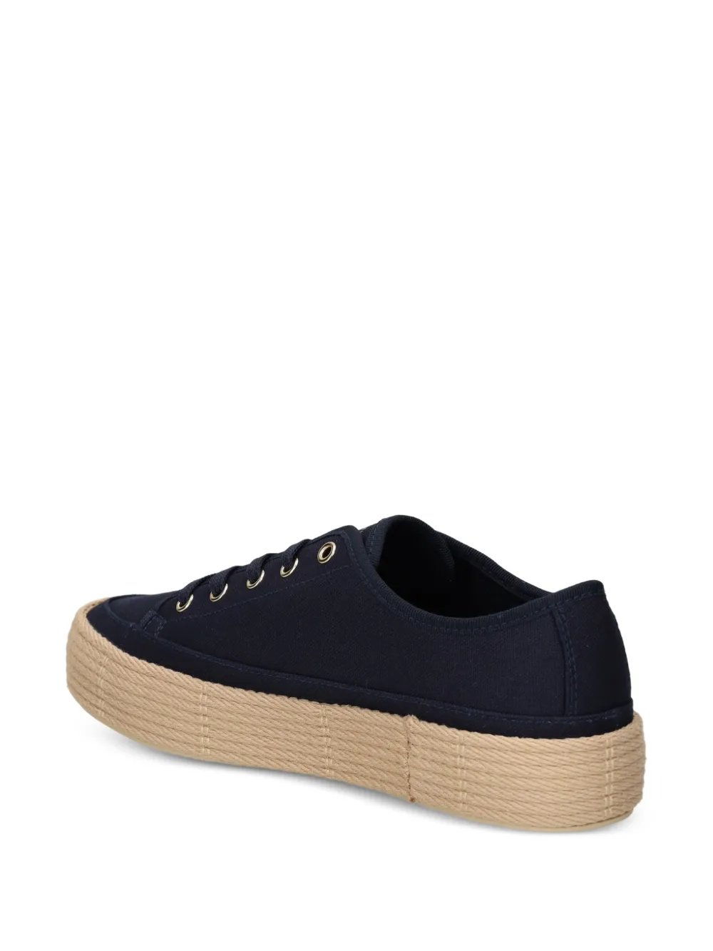 Tommy Hilfiger canvas platform sneakers Blue