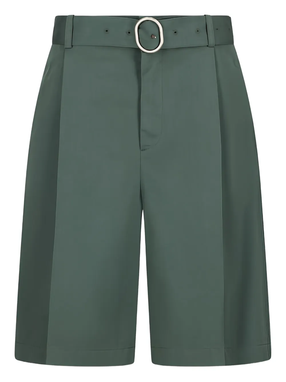 Jil Sander Shorts met ceintuur Groen