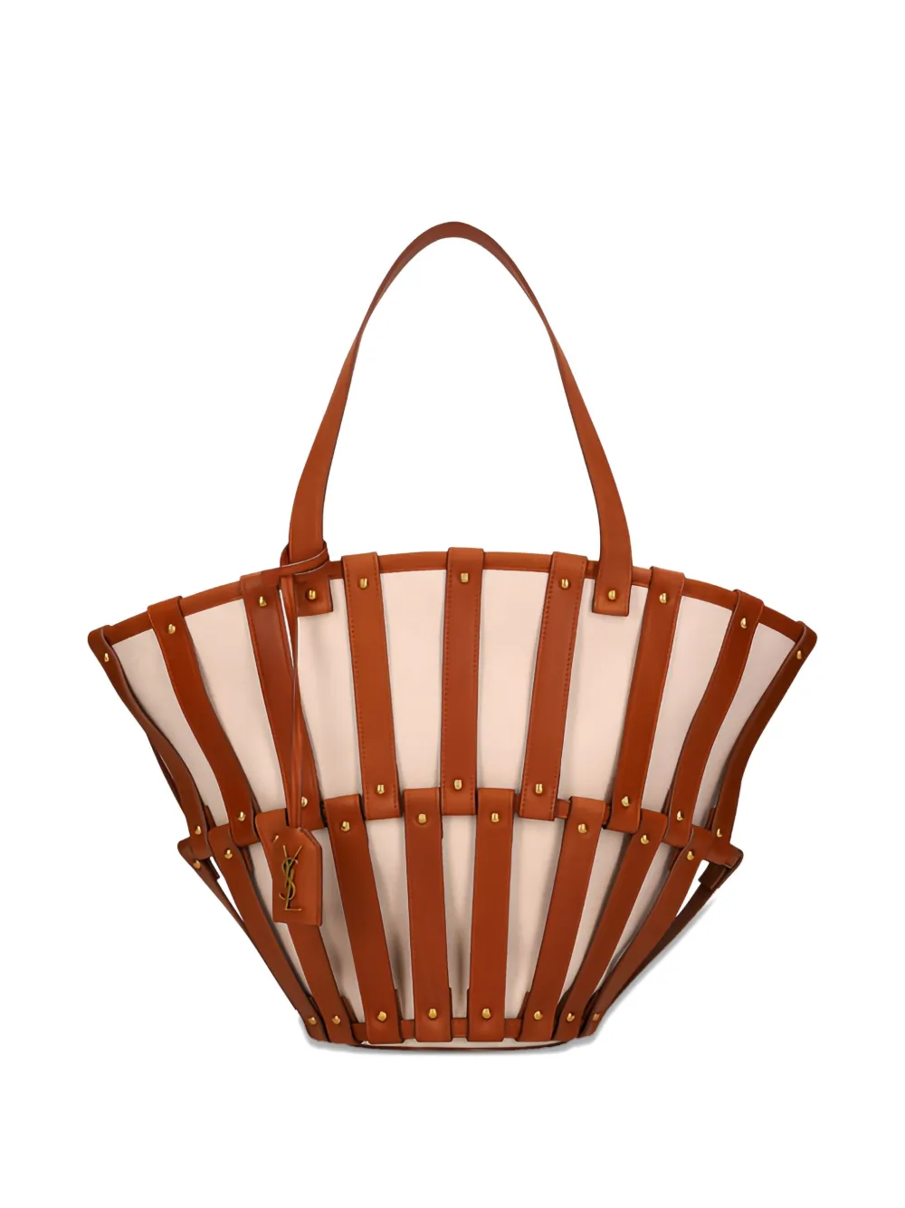 Saint Laurent Panier basket tote bag Bruin