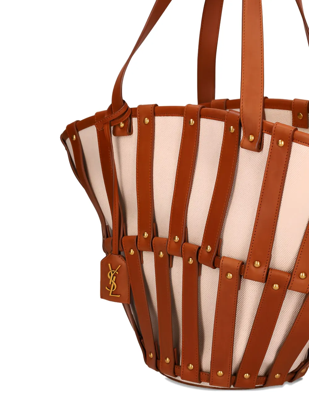 Saint Laurent Panier basket tote bag Bruin