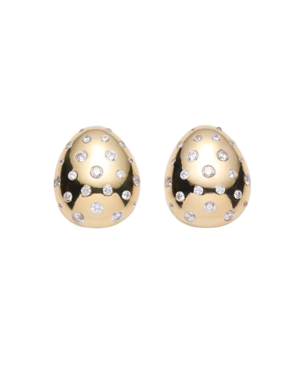 Magda Butrym Crystal-embellished Earrings In Gold
