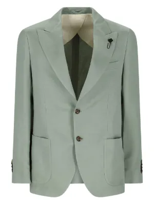 Lardini ブローチ ダブルジャケット | ニュートラル | FARFETCH JP
