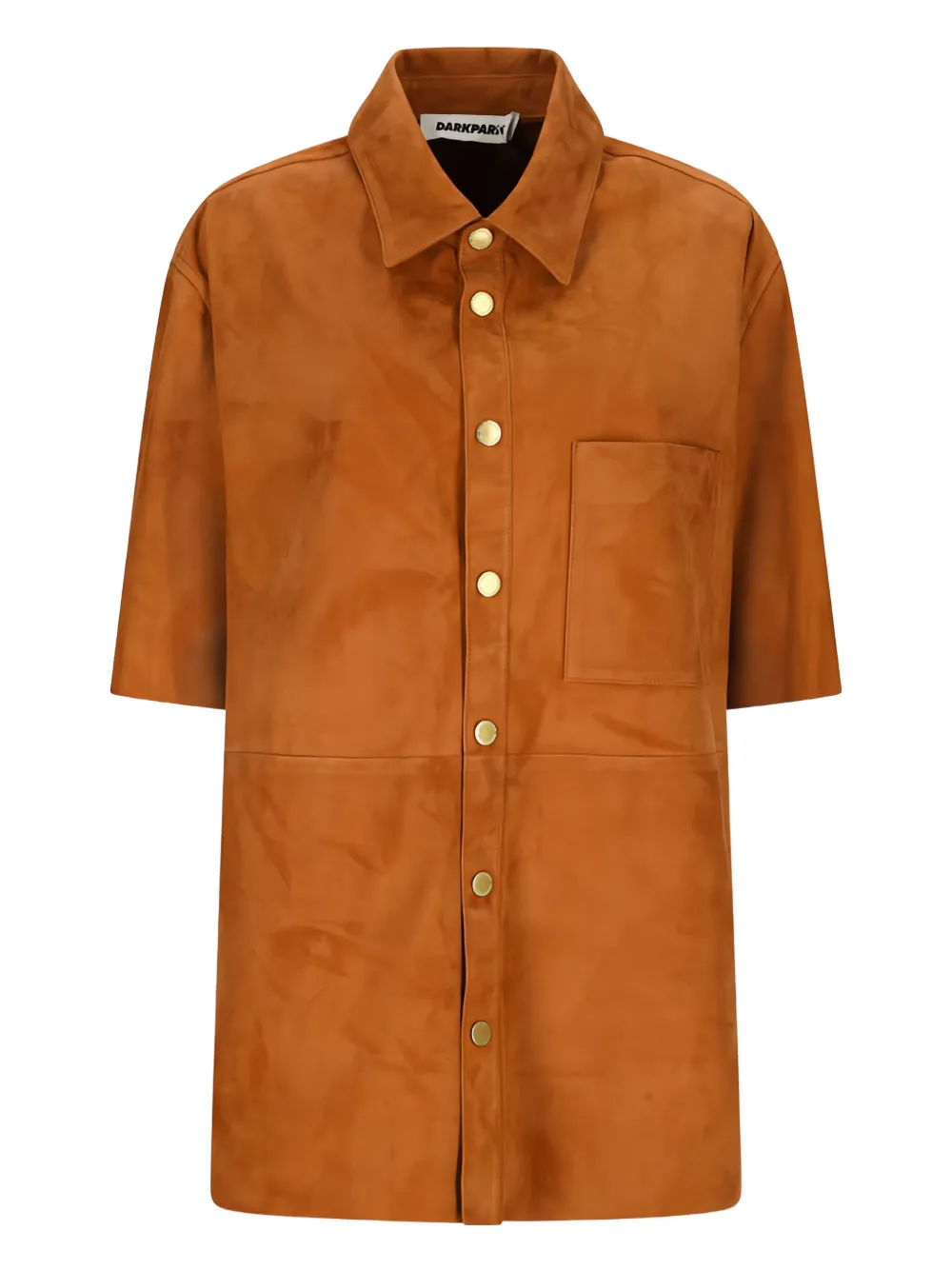 suede buttoned shirt