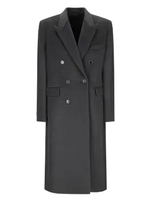 Balenciaga チェック トレンチコート | グレー | FARFETCH JP