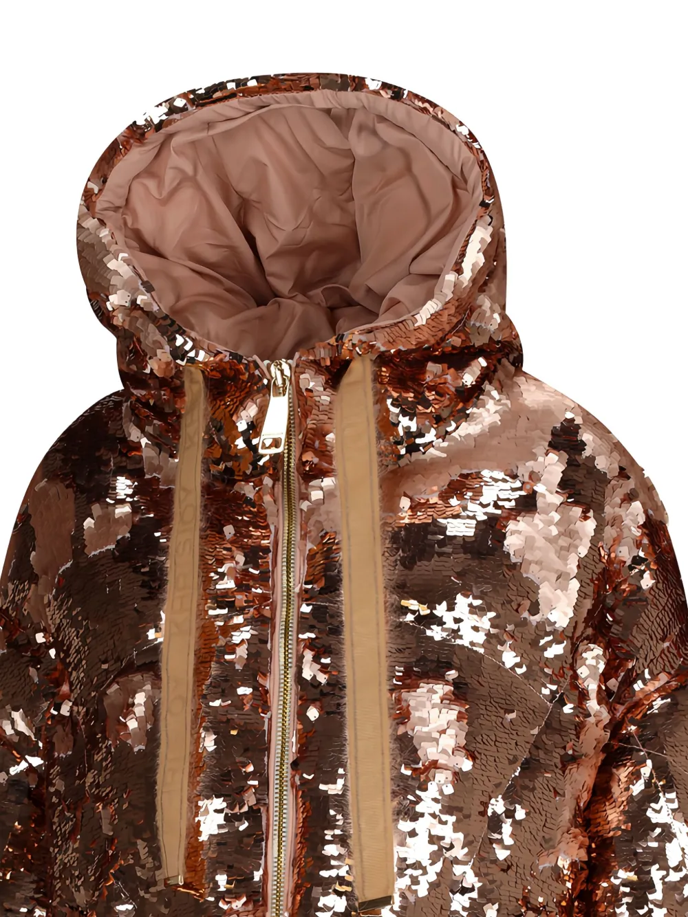 Khrisjoy sequin-embellished hooded jacket Bruin