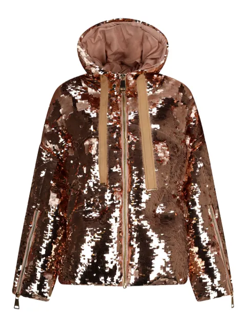 Khrisjoy sequin-embellished hooded jacket